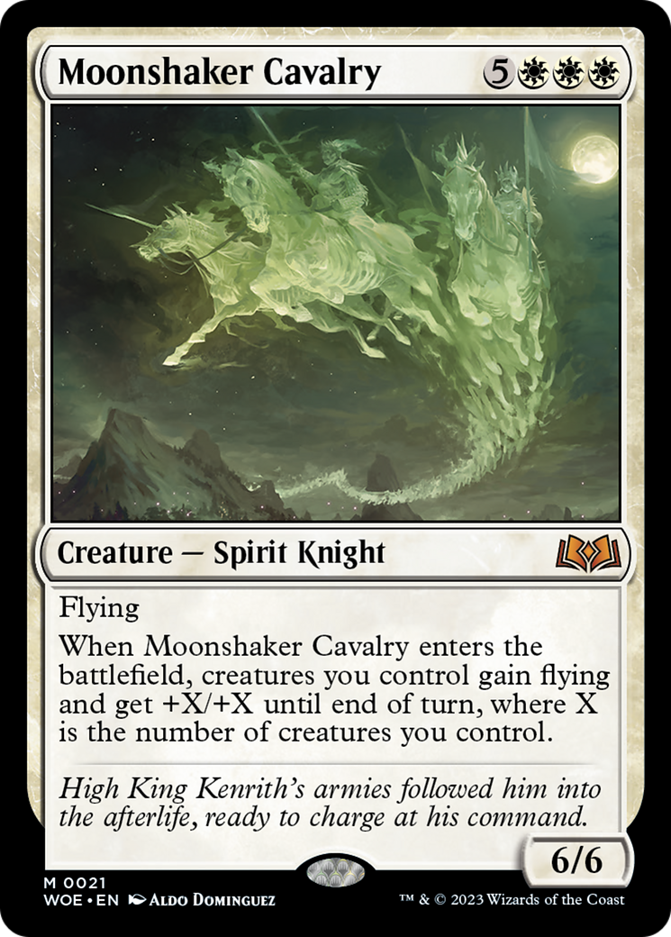 Moonshaker Cavalry [Wilds of Eldraine] | Cards and Coasters CA