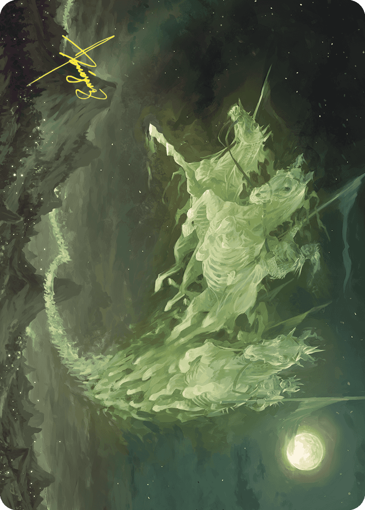 Moonshaker Cavalry Art Card (Gold-Stamped Signature) [Wilds of Eldraine Art Series] | Cards and Coasters CA