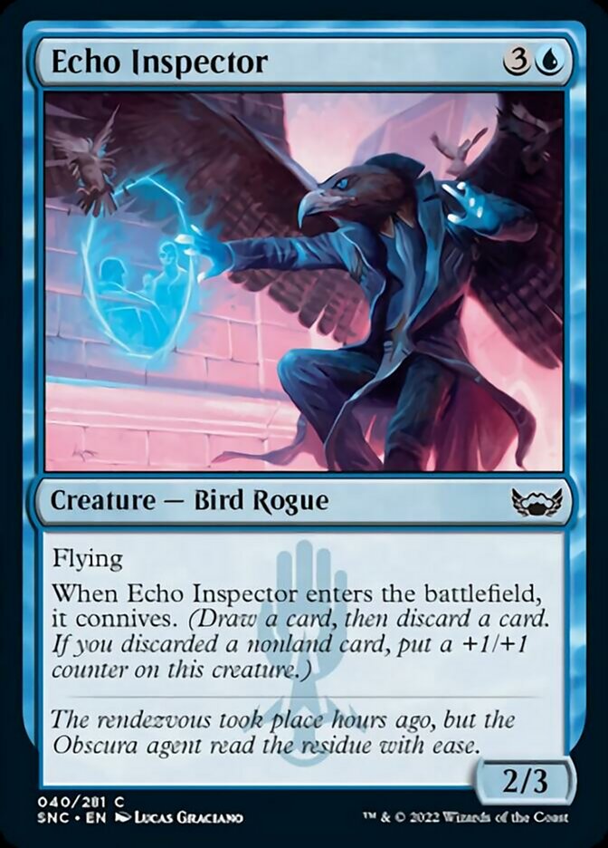 Echo Inspector [Streets of New Capenna] | Cards and Coasters CA