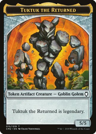 Tuktuk the Returned Token [Commander Anthology Volume II Tokens] | Cards and Coasters CA