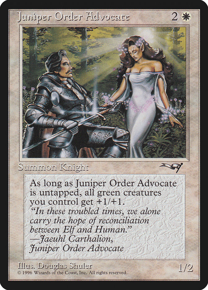 Juniper Order Advocate [Alliances] | Cards and Coasters CA