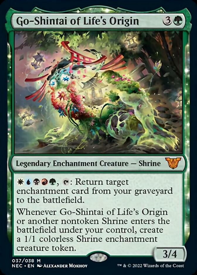 Go-Shintai of Life's Origin [Kamigawa: Neon Dynasty Commander] | Cards and Coasters CA