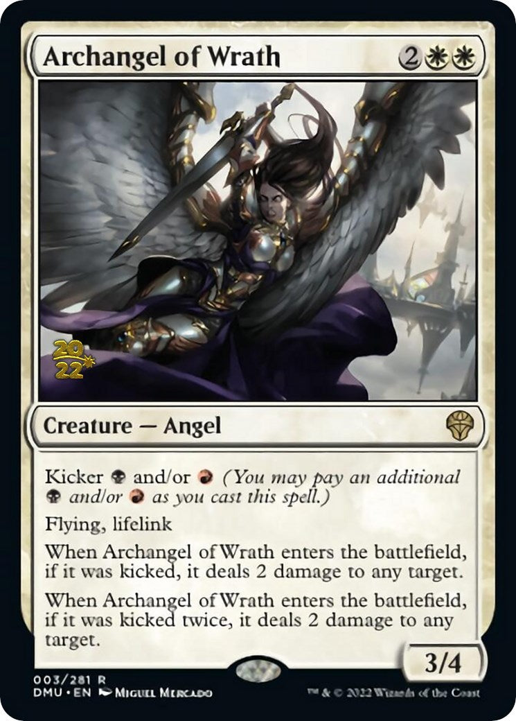 Archangel of Wrath [Dominaria United Prerelease Promos] | Cards and Coasters CA