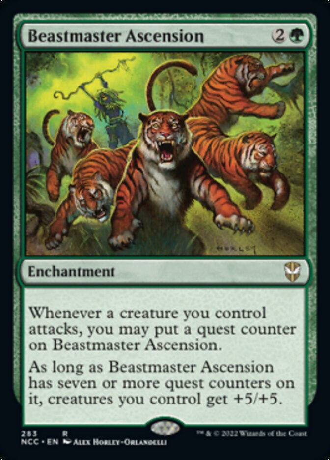 Beastmaster Ascension [Streets of New Capenna Commander] | Cards and Coasters CA