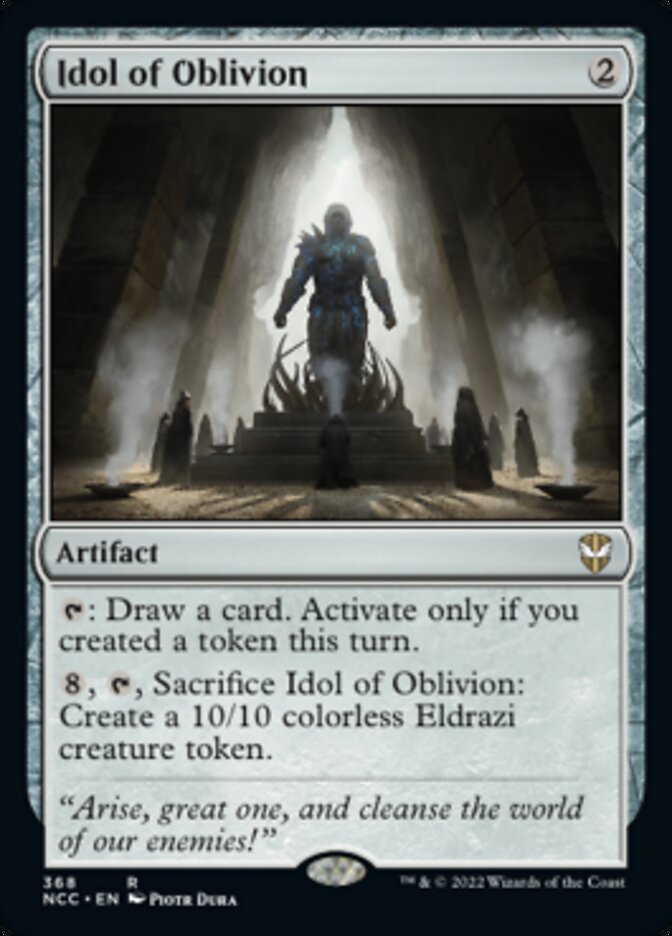 Idol of Oblivion [Streets of New Capenna Commander] | Cards and Coasters CA