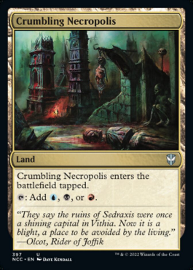 Crumbling Necropolis [Streets of New Capenna Commander] | Cards and Coasters CA