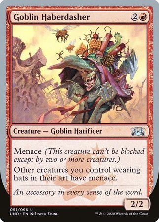 Goblin Haberdasher [Unsanctioned] | Cards and Coasters CA