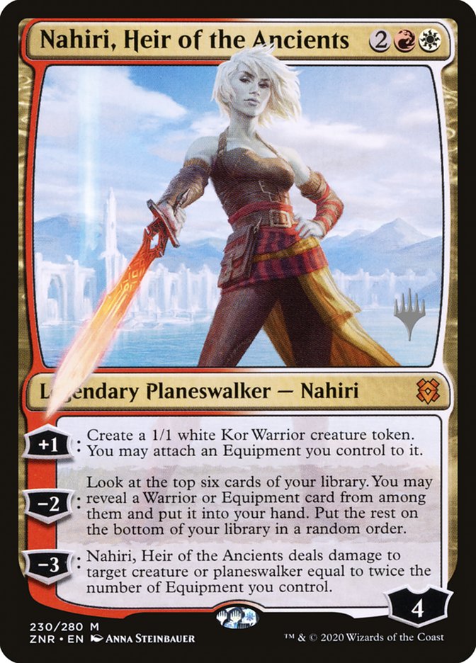 Nahiri, Heir of the Ancients (Promo Pack) [Zendikar Rising Promos] | Cards and Coasters CA