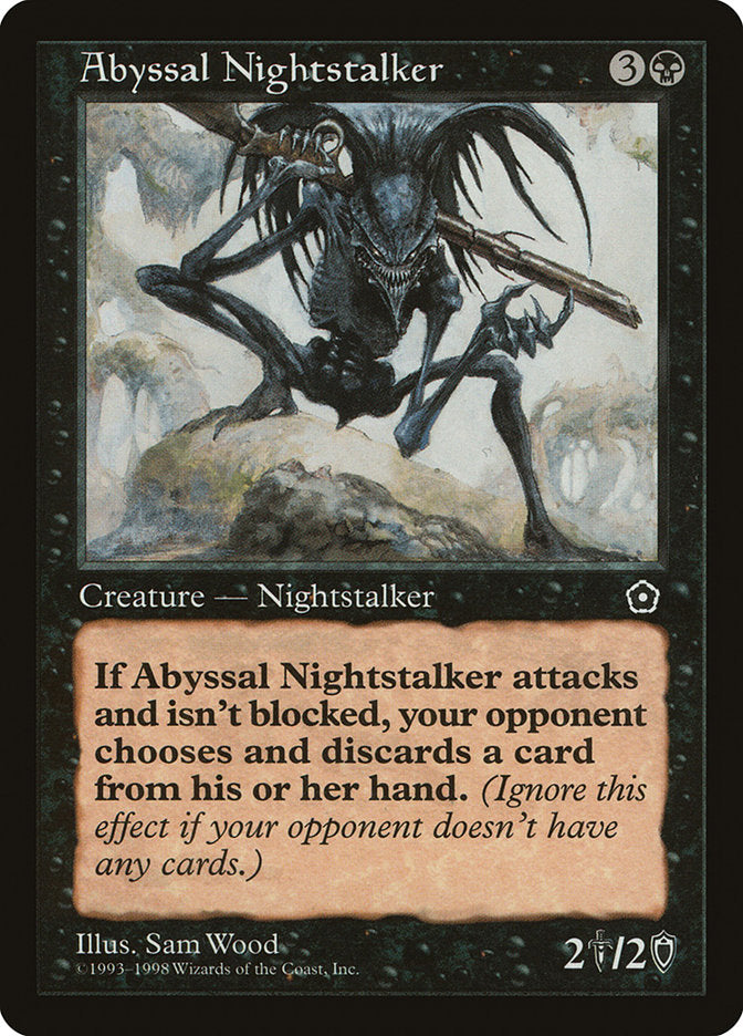Abyssal Nightstalker [Portal Second Age] | Cards and Coasters CA