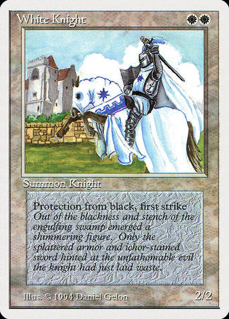 White Knight [Summer Magic / Edgar] | Cards and Coasters CA