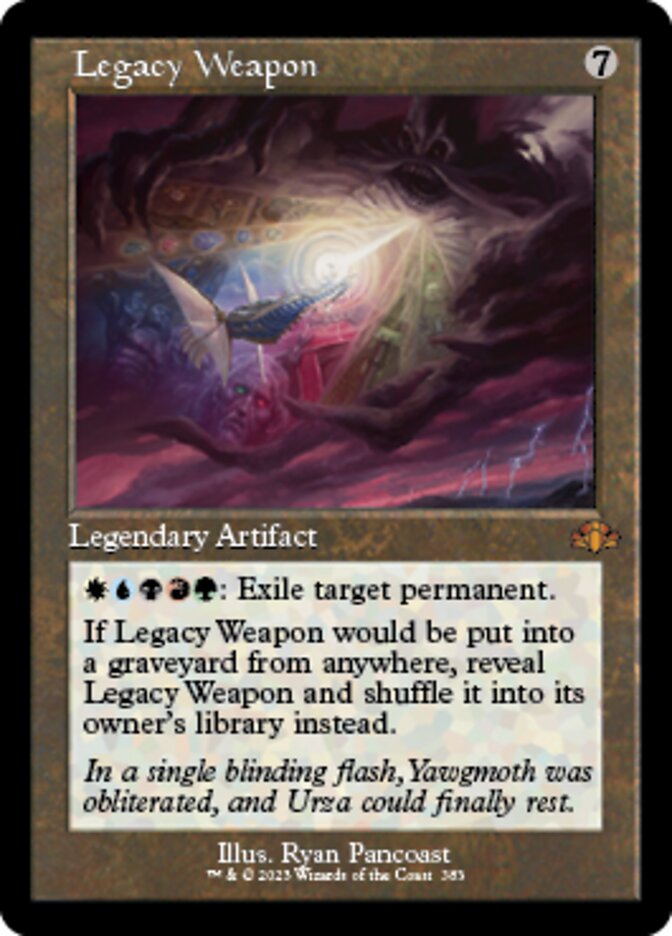 Legacy Weapon (Retro) [Dominaria Remastered] | Cards and Coasters CA