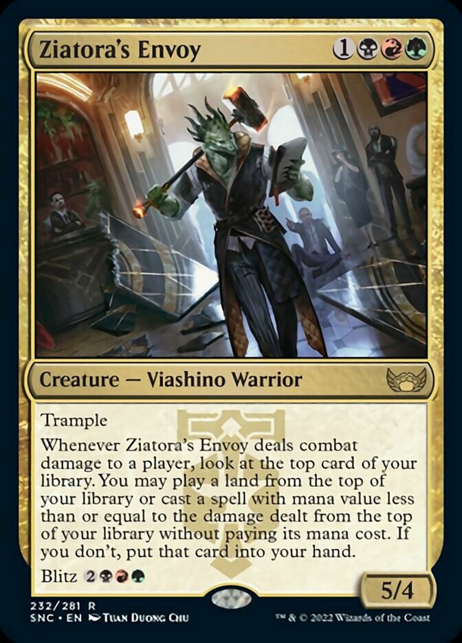 Ziatora's Envoy [Streets of New Capenna] | Cards and Coasters CA