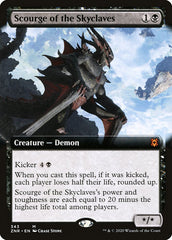 Scourge of the Skyclaves (Extended Art) [Zendikar Rising] | Cards and Coasters CA