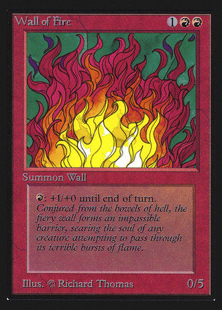 Wall of Fire (IE) [Intl. Collectors’ Edition] | Cards and Coasters CA