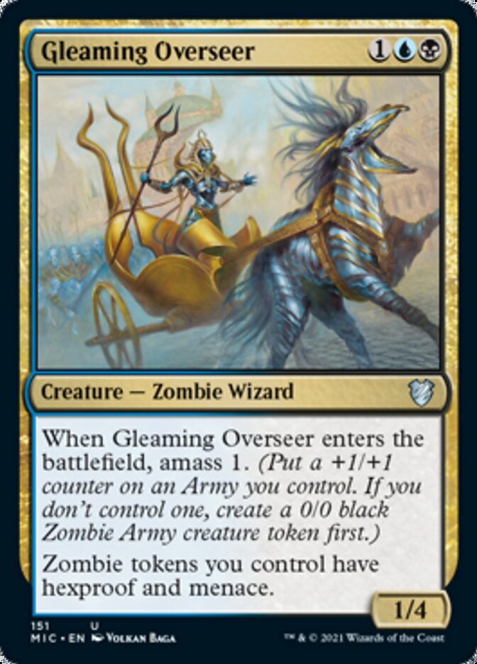 Gleaming Overseer [Innistrad: Midnight Hunt Commander] | Cards and Coasters CA