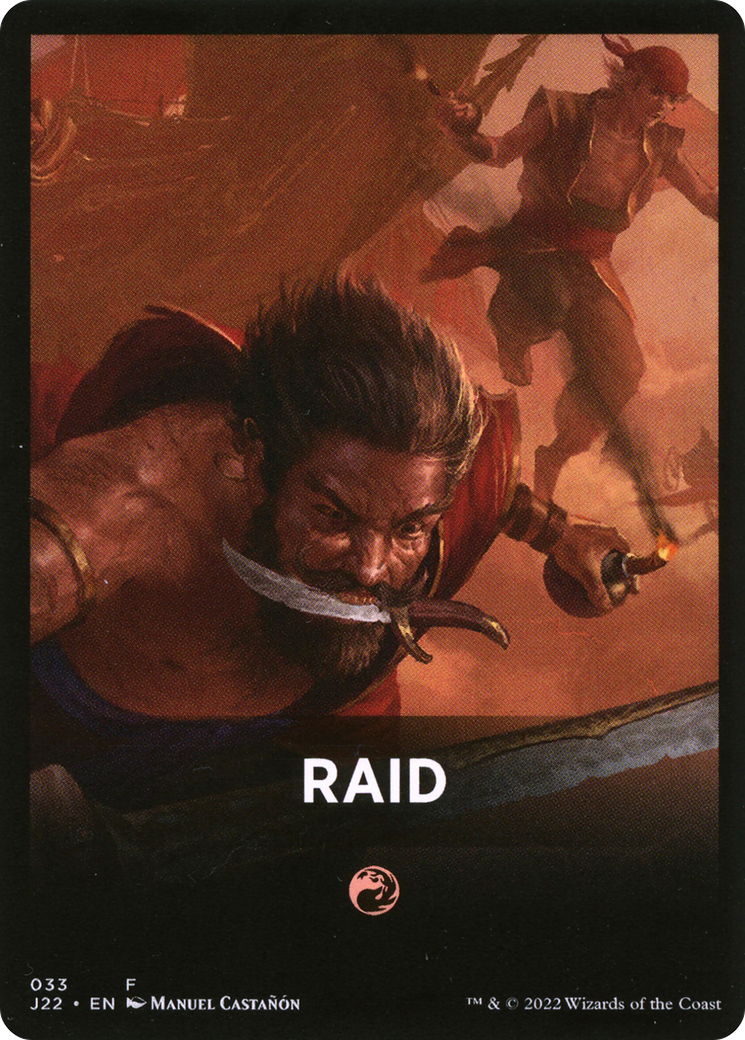 Raid Theme Card [Jumpstart 2022 Front Cards] | Cards and Coasters CA