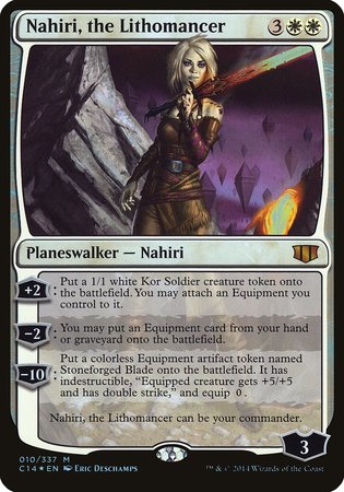 Nahiri, the Lithomancer (Commander 2014) [Commander 2014 Oversized] | Cards and Coasters CA