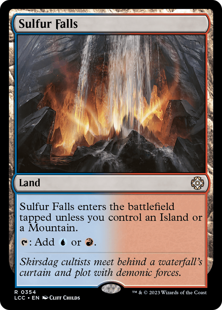 Sulfur Falls [The Lost Caverns of Ixalan Commander] | Cards and Coasters CA