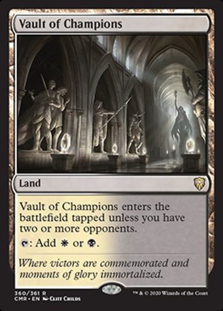 Vault of Champions [Commander Legends] | Cards and Coasters CA