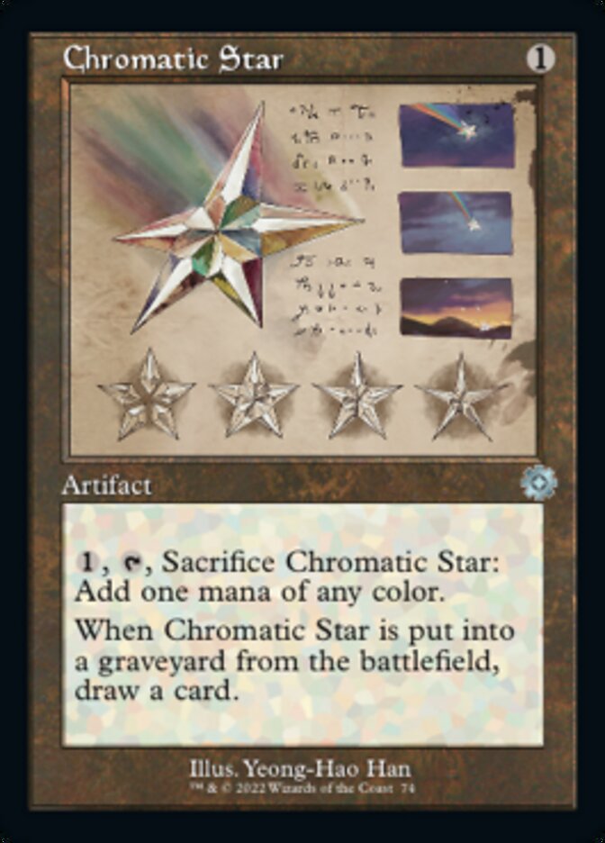 Chromatic Star (Retro Schematic) [The Brothers' War Retro Artifacts] | Cards and Coasters CA