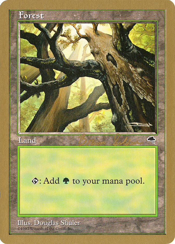 Forest (bs347) (Brian Selden) [World Championship Decks 1998] | Cards and Coasters CA