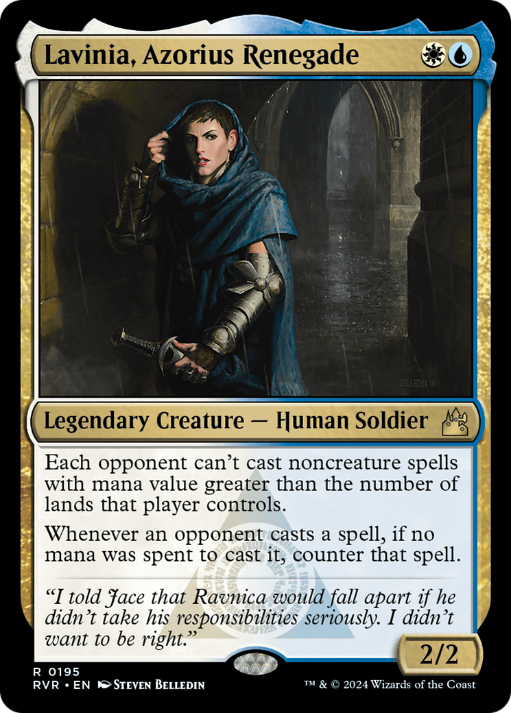 Lavinia, Azorius Renegade [Ravnica Remastered] | Cards and Coasters CA