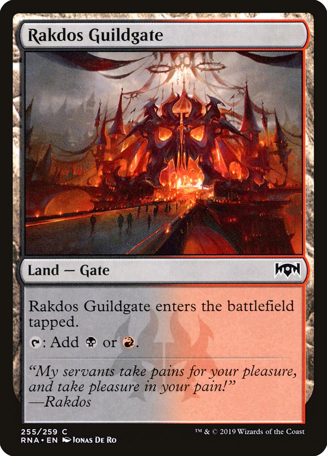 Rakdos Guildgate (255/259) [Ravnica Allegiance] | Cards and Coasters CA