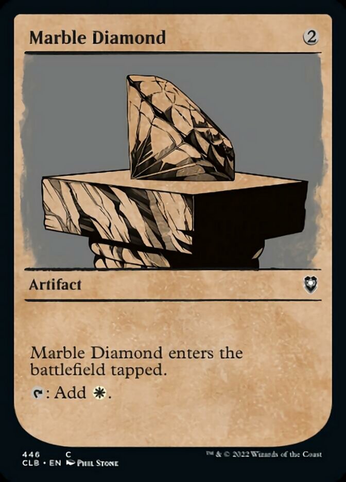 Marble Diamond (Showcase) [Commander Legends: Battle for Baldur's Gate] | Cards and Coasters CA