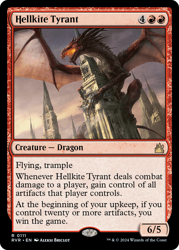 Hellkite Tyrant [Ravnica Remastered] | Cards and Coasters CA