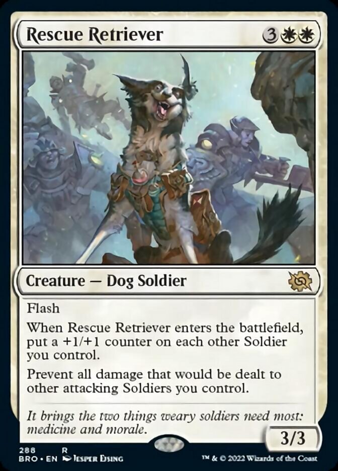 Rescue Retriever [The Brothers' War] | Cards and Coasters CA