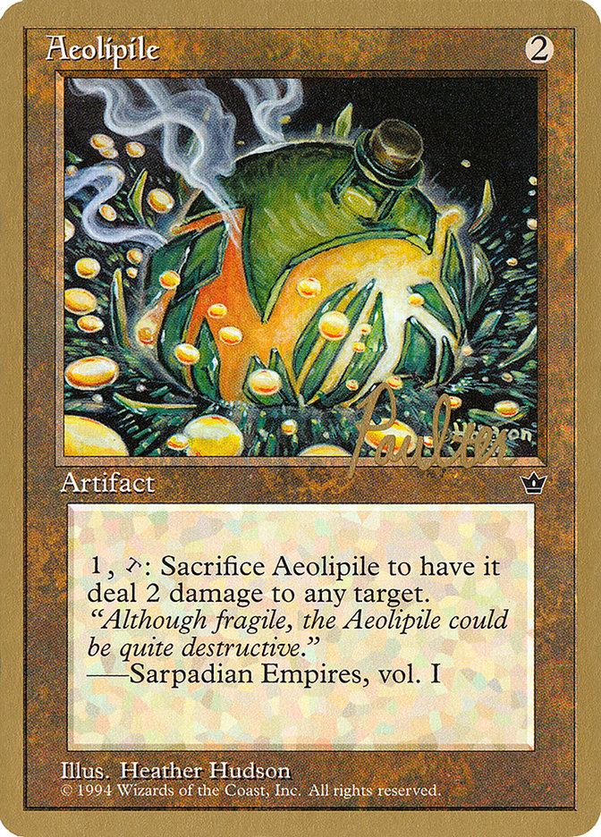 Aeolipile (Preston Poulter) [Pro Tour Collector Set] | Cards and Coasters CA