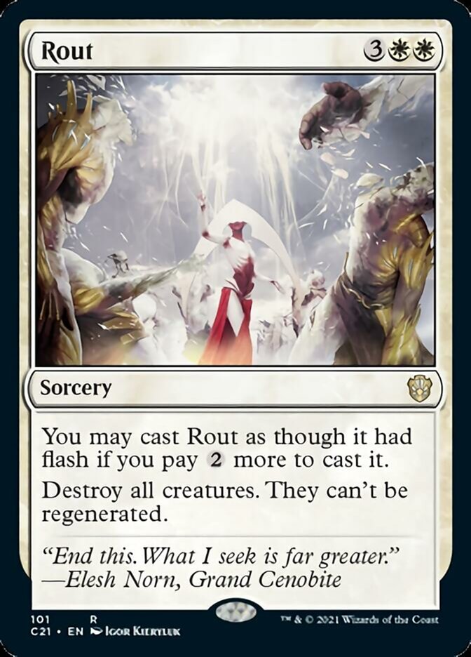 Rout [Commander 2021] | Cards and Coasters CA