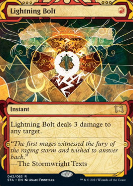 Lightning Bolt (Etched Foil) [Strixhaven Mystical Archive] | Cards and Coasters CA