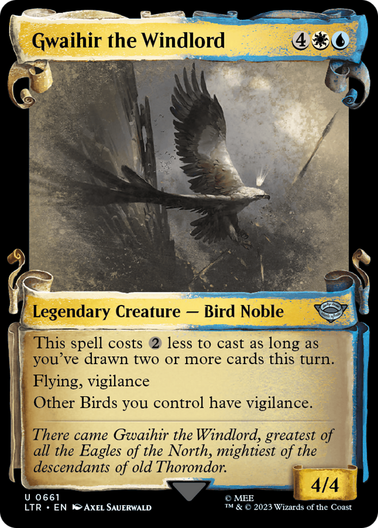 Gwaihir the Windlord [The Lord of the Rings: Tales of Middle-Earth Showcase Scrolls] | Cards and Coasters CA