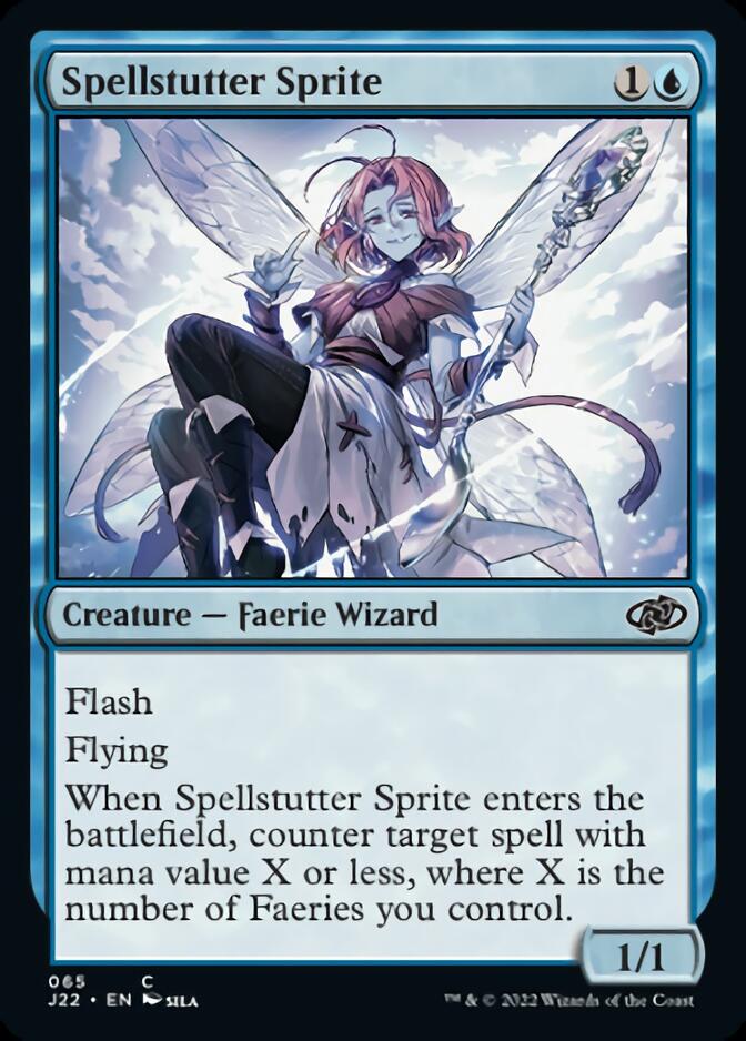Spellstutter Sprite [Jumpstart 2022] | Cards and Coasters CA