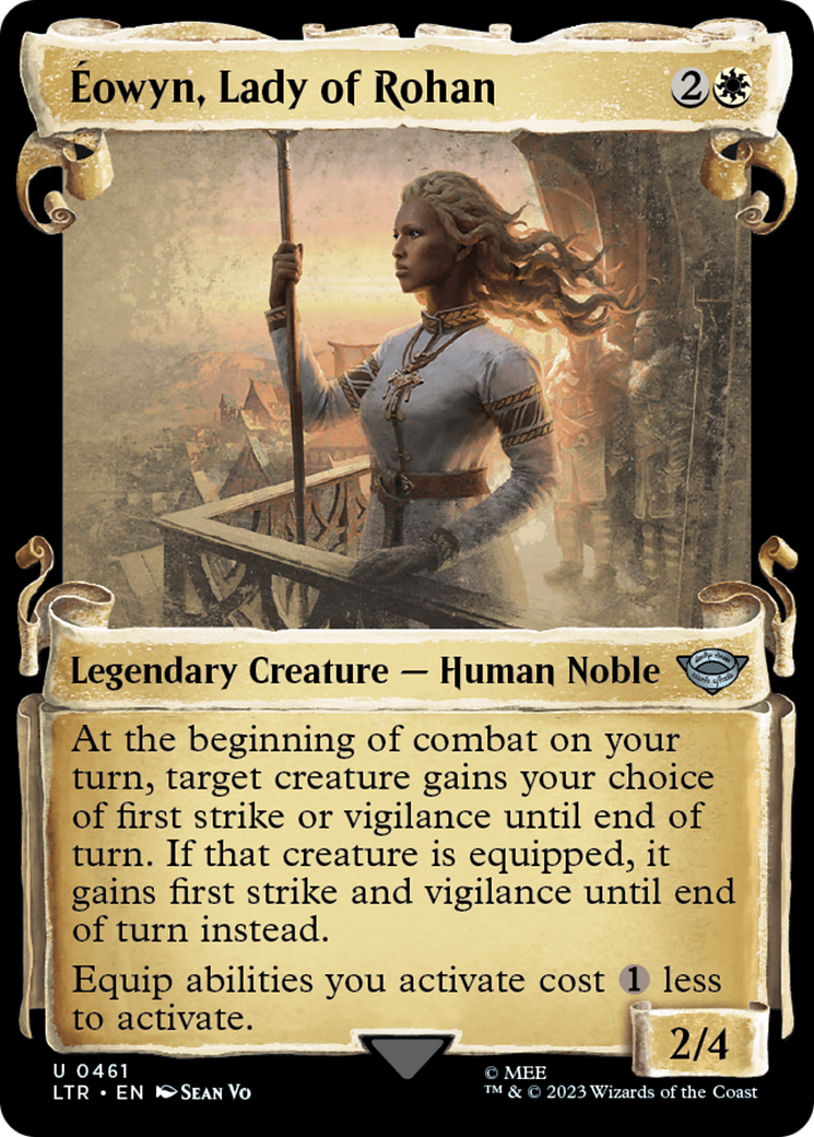 Eowyn, Lady of Rohan [The Lord of the Rings: Tales of Middle-Earth Showcase Scrolls] | Cards and Coasters CA