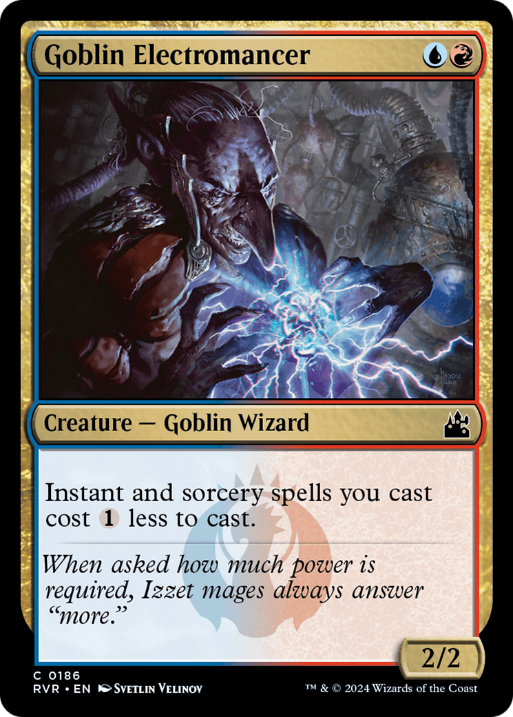 Goblin Electromancer [Ravnica Remastered] | Cards and Coasters CA