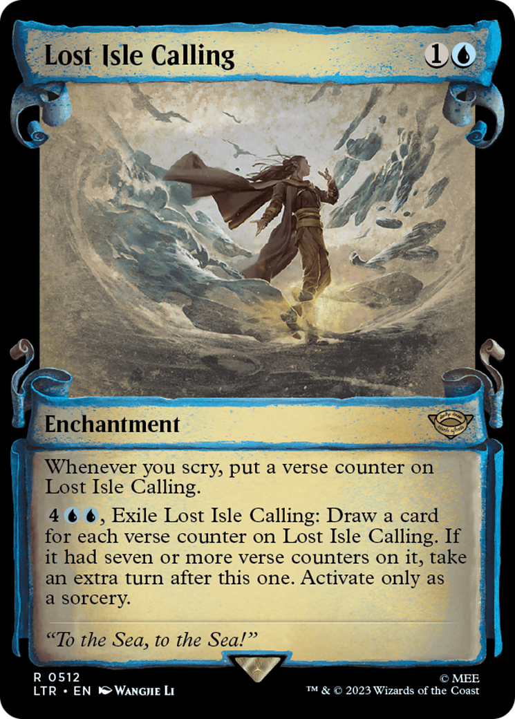 Lost Isle Calling [The Lord of the Rings: Tales of Middle-Earth Showcase Scrolls] | Cards and Coasters CA