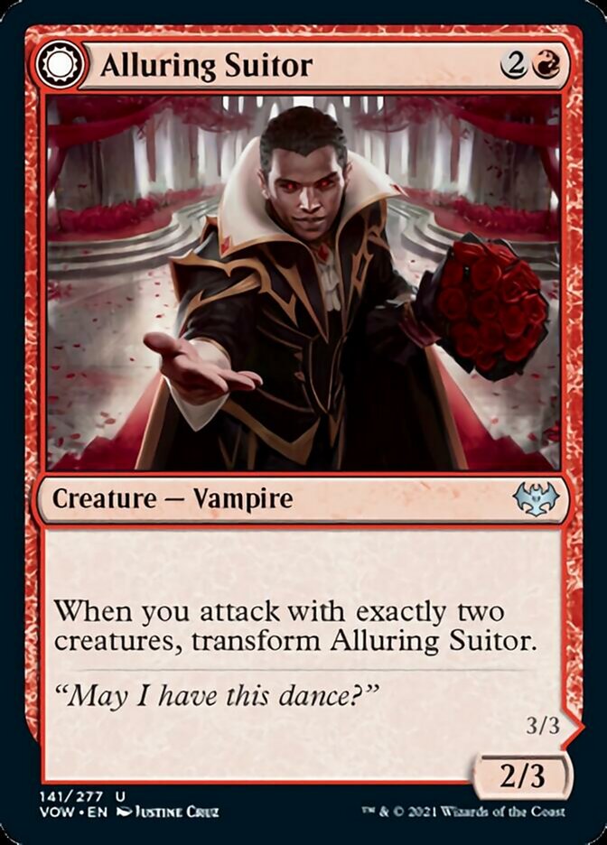 Alluring Suitor // Deadly Dancer [Innistrad: Crimson Vow] | Cards and Coasters CA