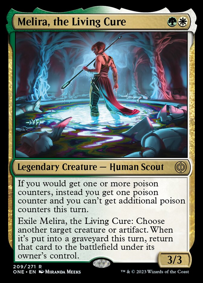 Melira, the Living Cure [Phyrexia: All Will Be One] | Cards and Coasters CA