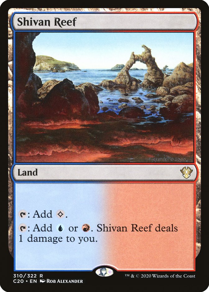 Shivan Reef [Commander 2020] | Cards and Coasters CA