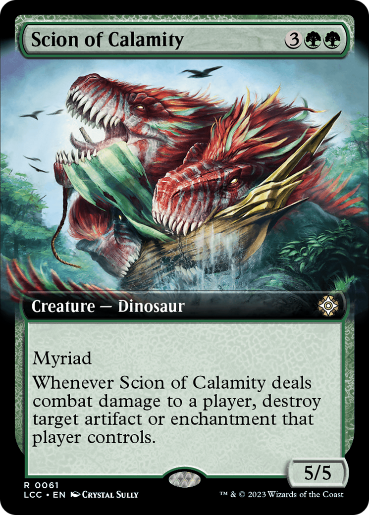 Scion of Calamity (Extended Art) [The Lost Caverns of Ixalan Commander] | Cards and Coasters CA