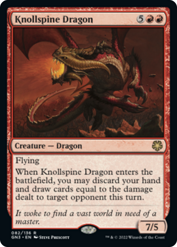 Knollspine Dragon [Game Night: Free-for-All] | Cards and Coasters CA