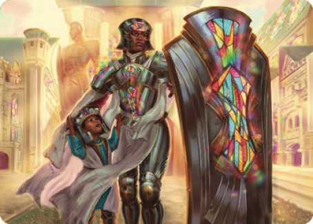 Guardian of New Benalia Art Card [Dominaria United Art Series] | Cards and Coasters CA