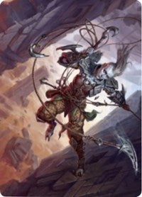 Akiri, Fearless Voyager Art Card [Zendikar Rising Art Series] | Cards and Coasters CA