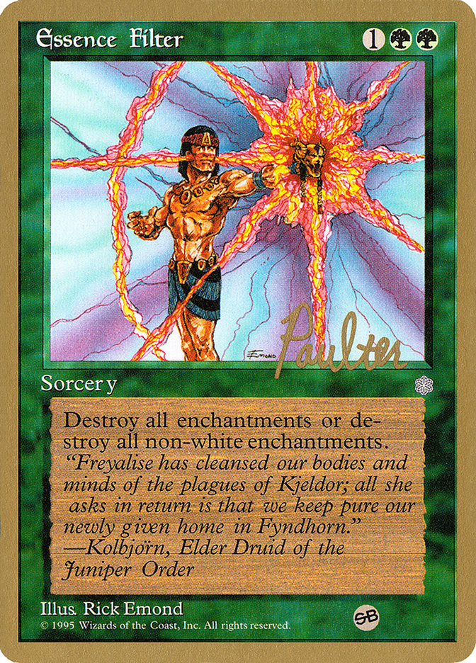 Essence Filter (Preston Poulter) (SB) [Pro Tour Collector Set] | Cards and Coasters CA