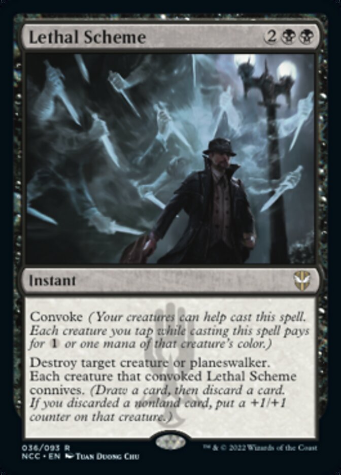 Lethal Scheme [Streets of New Capenna Commander] | Cards and Coasters CA
