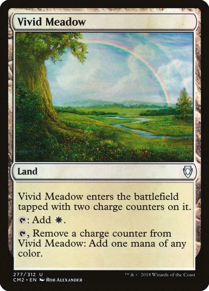 Vivid Meadow [Commander Anthology Volume II] | Cards and Coasters CA
