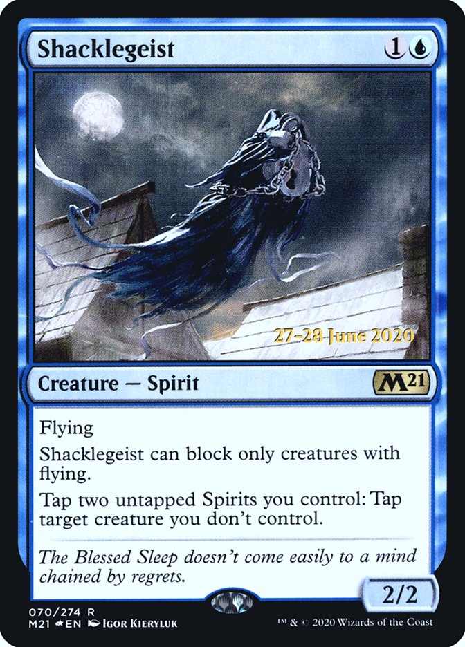 Shacklegeist  [Core Set 2021 Prerelease Promos] | Cards and Coasters CA