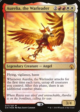 Aurelia, the Warleader [GRN Guild Kit] | Cards and Coasters CA